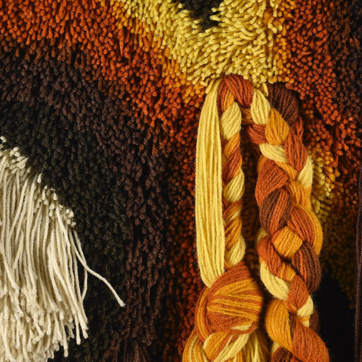 Tapis Mural En Macramé, Desso Studio, Circa 1970 -photo-2