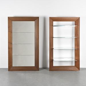 Pair Of Mirror Shelves By Philippe Starck, Driade, 2007 