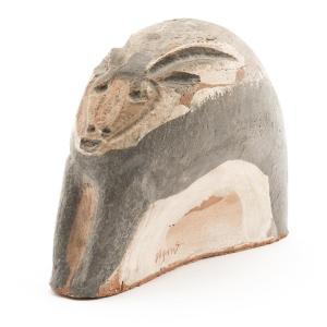 Jules Agard: Stylized Ram's Head, Vallauris, Circa 1950 