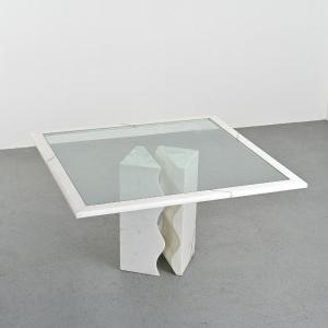 Table Cristallo Par Egidio Di Rosa & Pier Alessandro Giusti, Ultima Edizione, 1987