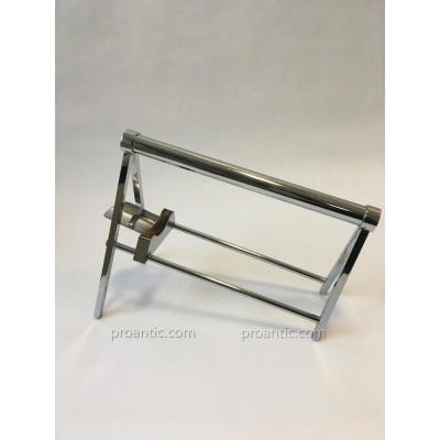 Jacques Adnet Bottle Holder Chromed Metal, Circa 1930 ジ ャ ッ ク ア ド ネ ト ト ト ト ホ ホ ダ ダ ダ ダ ダ