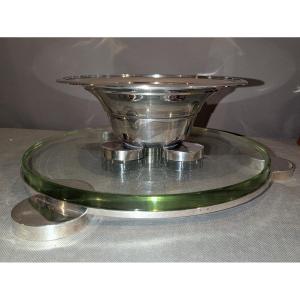 Art Deco Solid Silver Table Centrepiece 