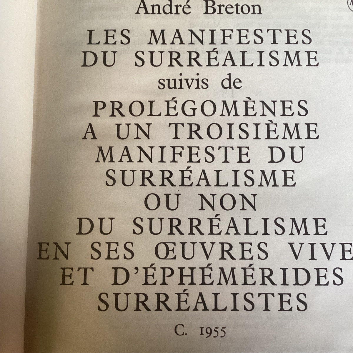 Book On Surrealism, Sagittarius Edition, Complete Photos, Texts, And A Magnifying Glass.