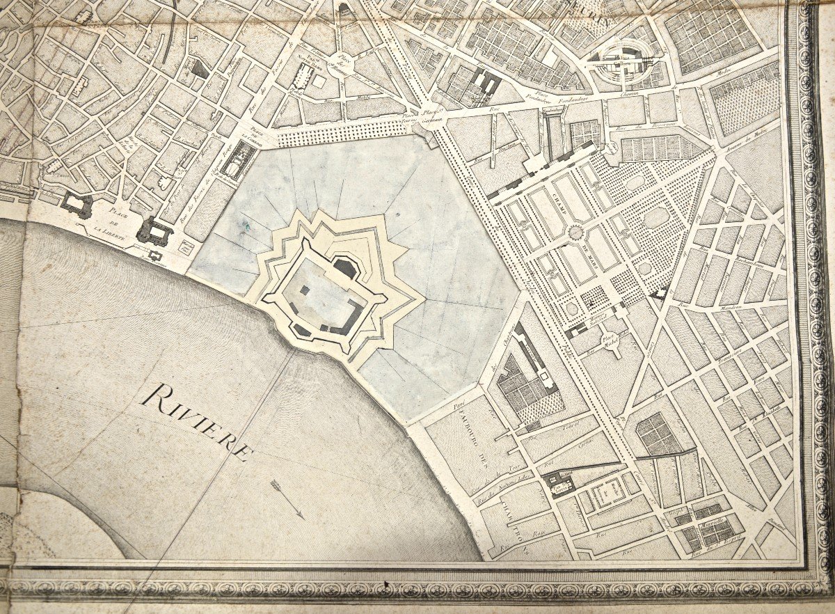 Plan de la Ville de Bordeaux et de ses Faux-Bourgs,  Jean de Bauvais, An XII (1803-1804)-photo-2