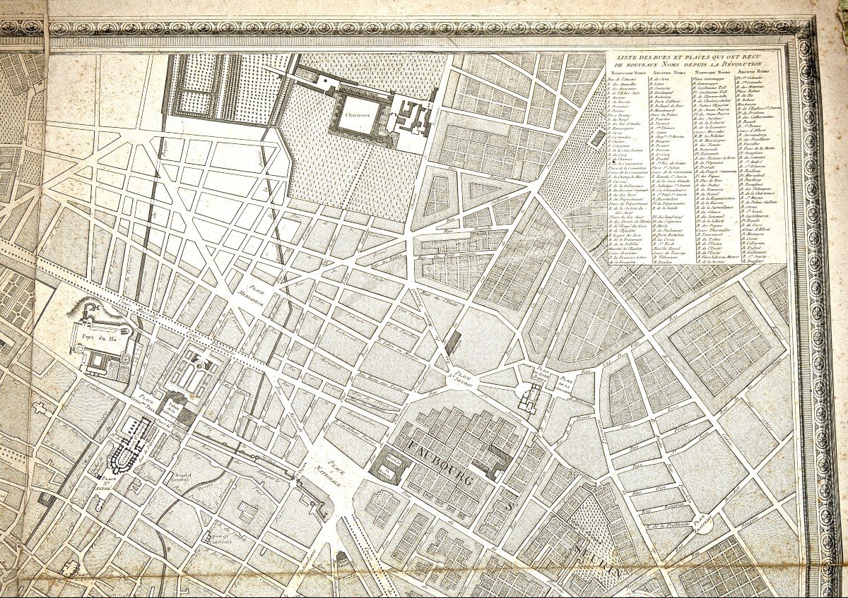 Plan de la Ville de Bordeaux et de ses Faux-Bourgs,  Jean de Bauvais, An XII (1803-1804)-photo-4