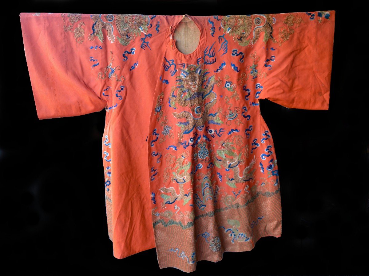 Chine, Robe De Dragon Homme, XIXème