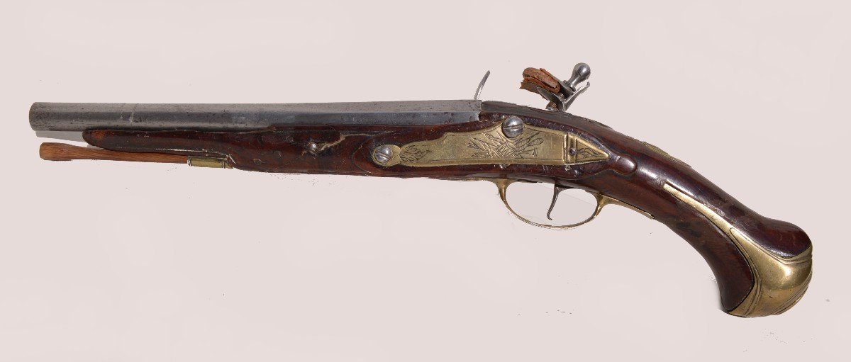 Large Flintlock Cavalry Pistol, Early 18th Century, Royal Entourage-photo-3