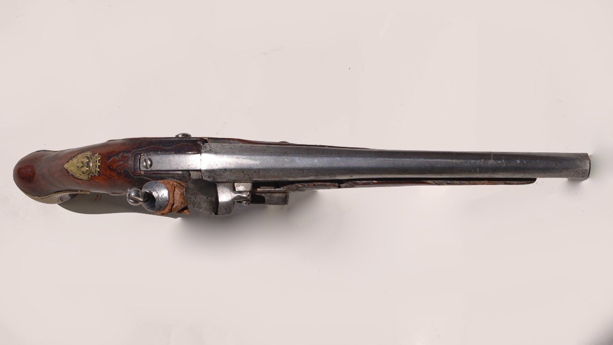 Large Flintlock Cavalry Pistol, Early 18th Century, Royal Entourage-photo-5