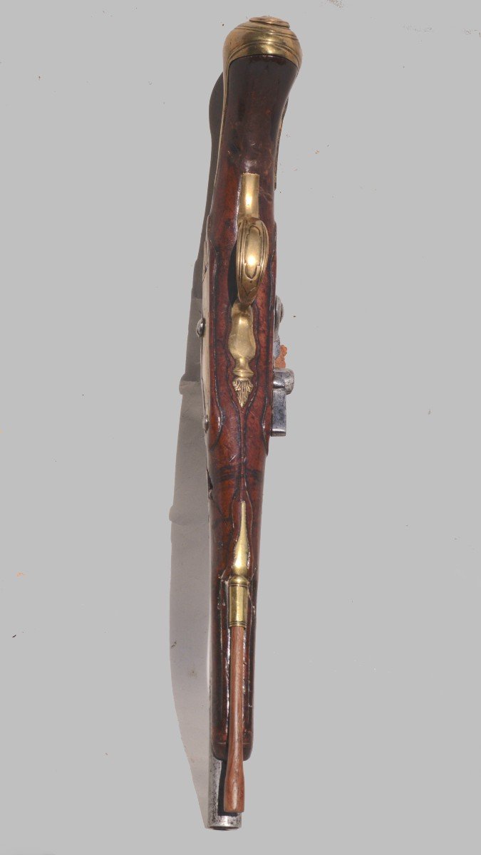 Large Flintlock Cavalry Pistol, Early 18th Century, Royal Entourage-photo-6