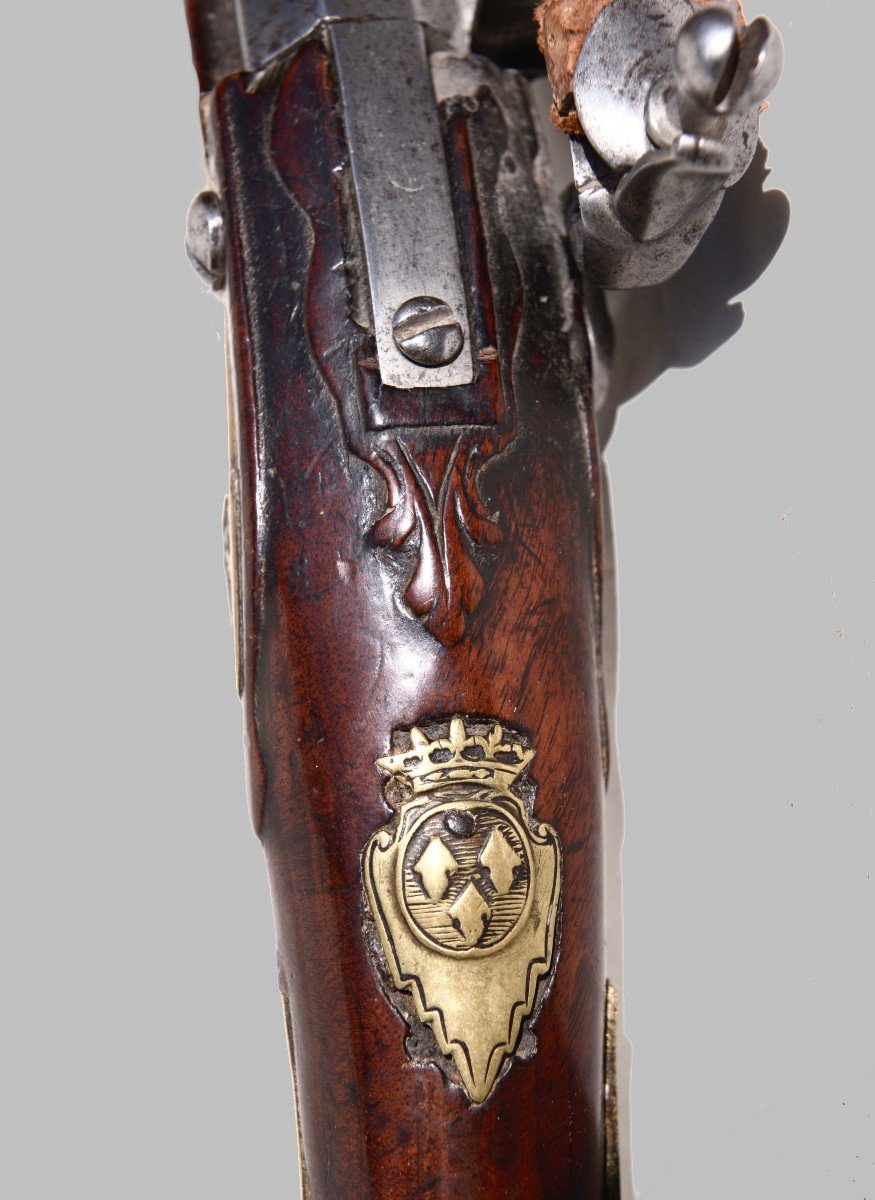 Large Flintlock Cavalry Pistol, Early 18th Century, Royal Entourage-photo-8