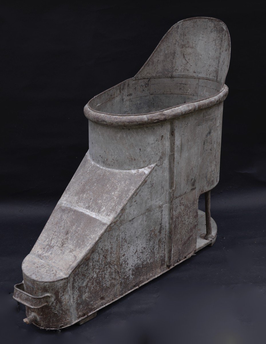 Zinc Shoe Bathtub Late 18th-early 19th Century-photo-2