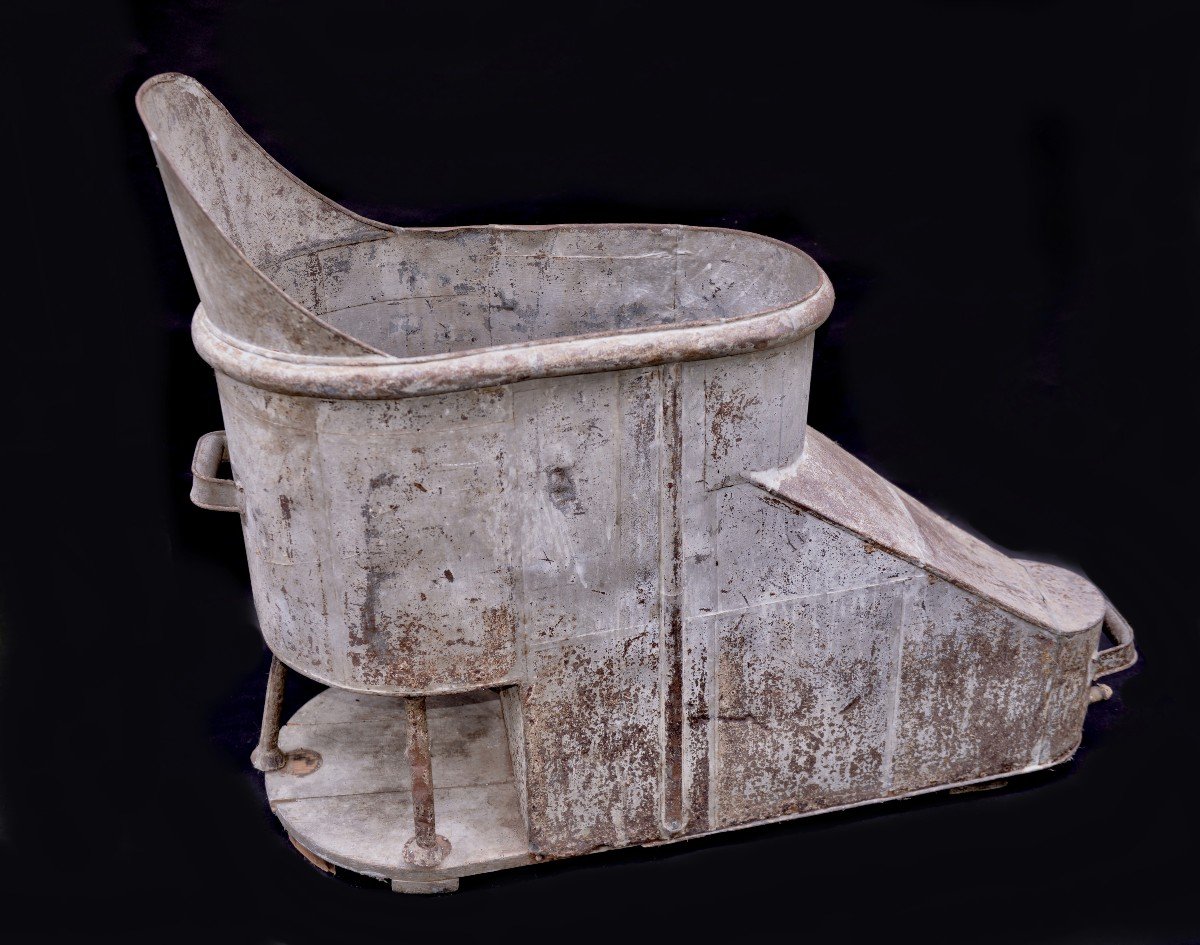 Zinc Shoe Bathtub Late 18th-early 19th Century-photo-3