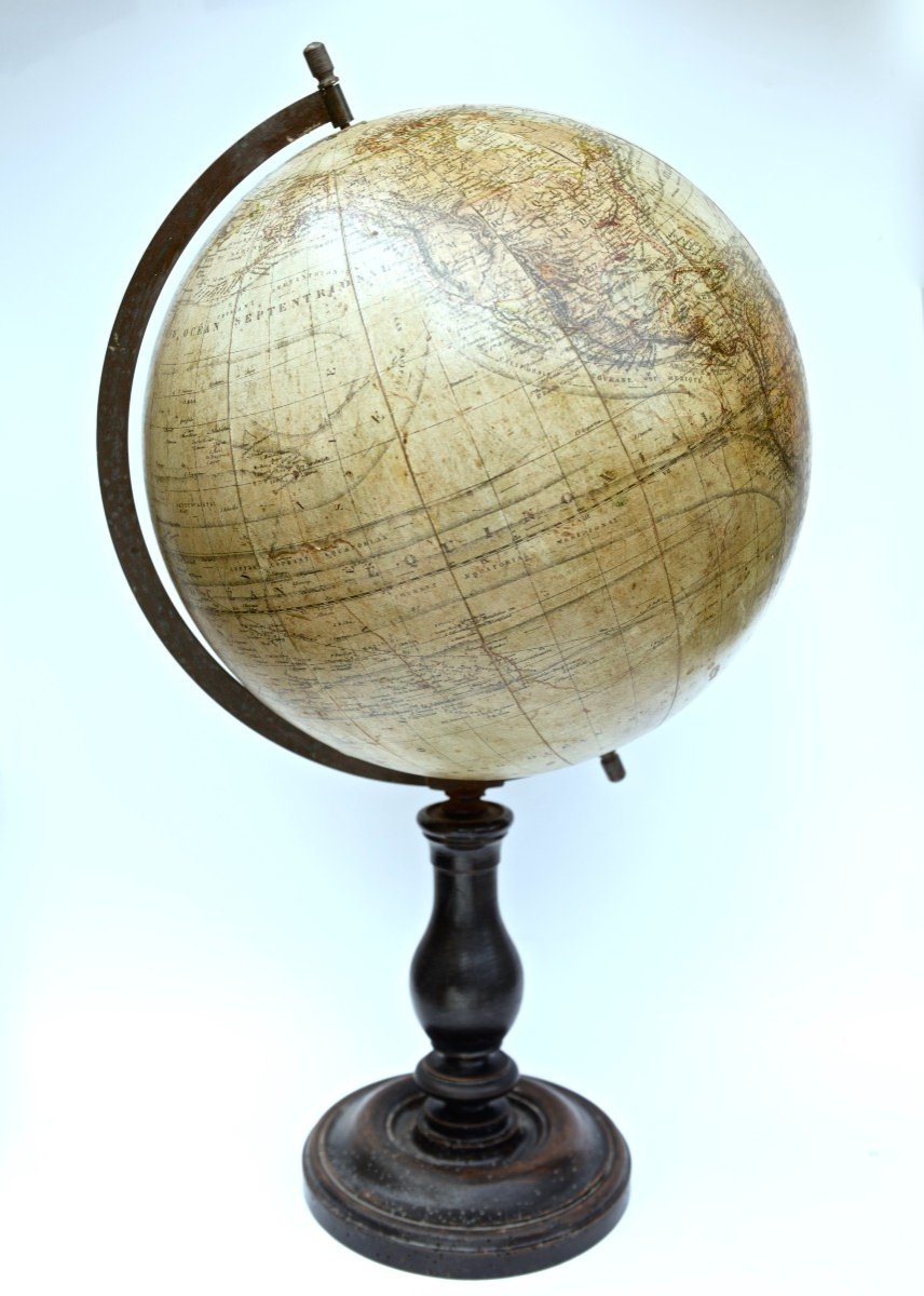 Terrestrial Globe 1900, G. Thomas Publisher Paris-photo-2