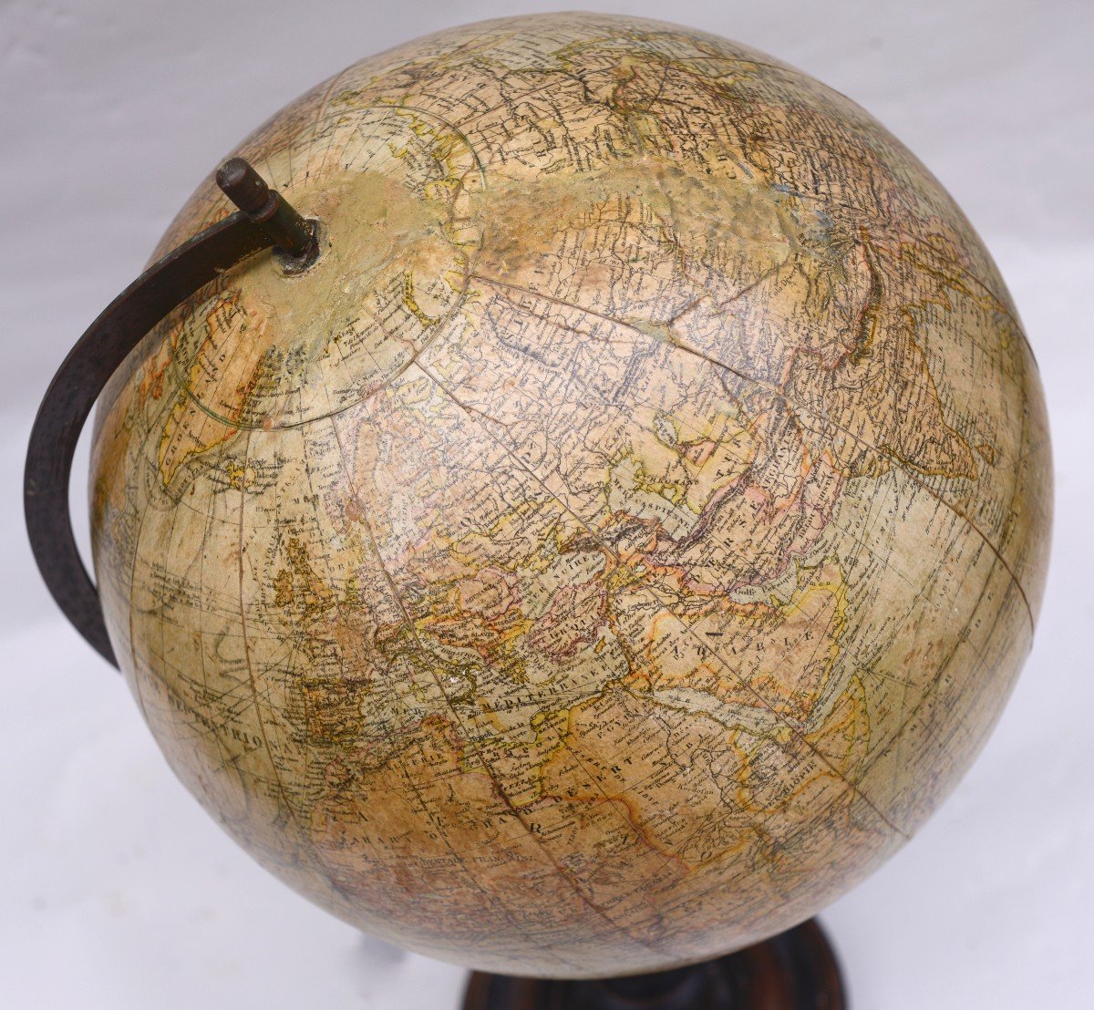 Terrestrial Globe 1900, G. Thomas Publisher Paris-photo-4