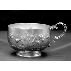 Art Nouveau Silver Cup, Circa 1900
