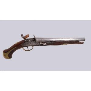 Large Flintlock Cavalry Pistol, Early 18th Century, Royal Entourage