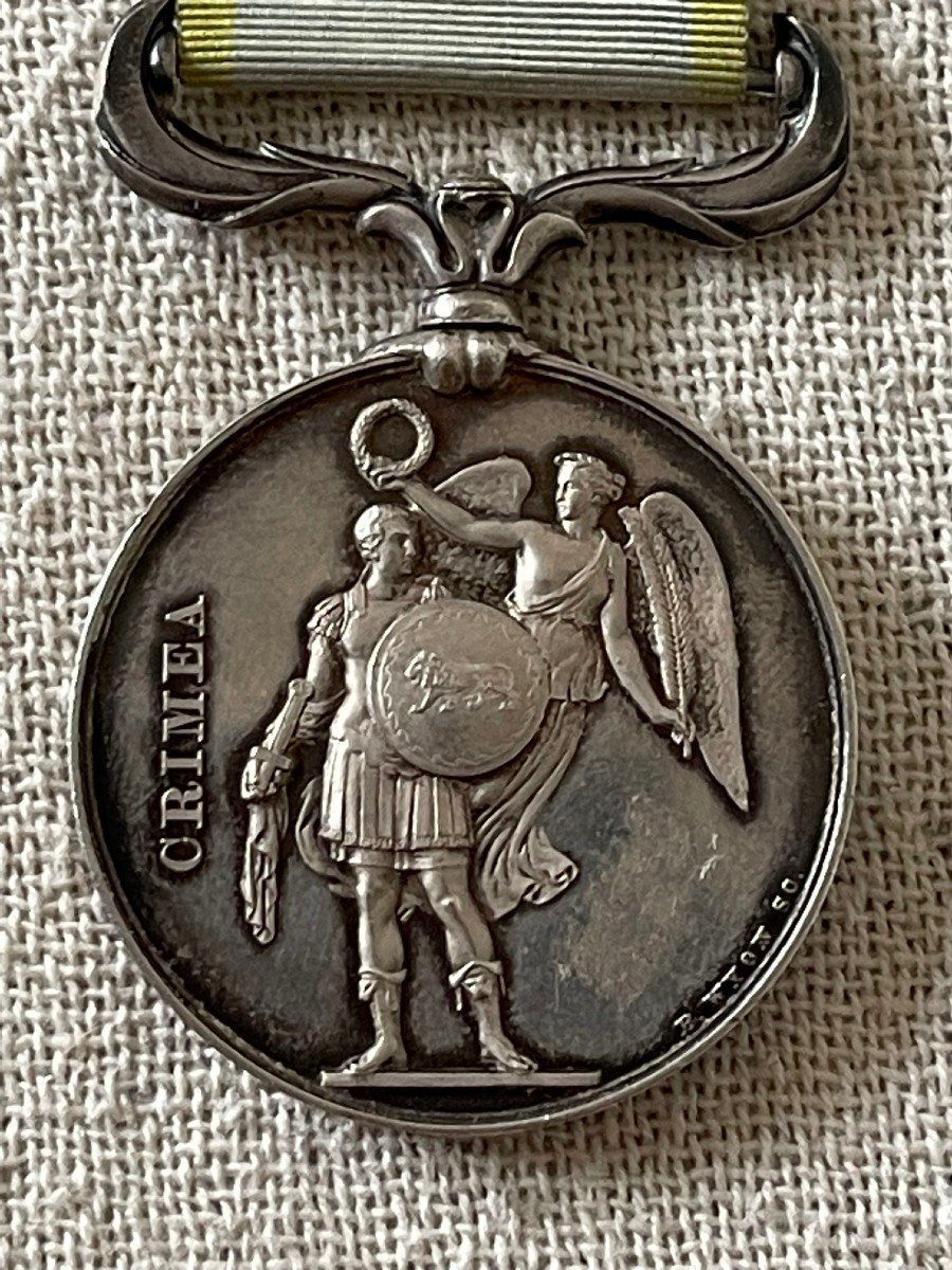 Médaille De Crimée, Agrafes Mer d'Azoff Et Sebastopol-photo-3