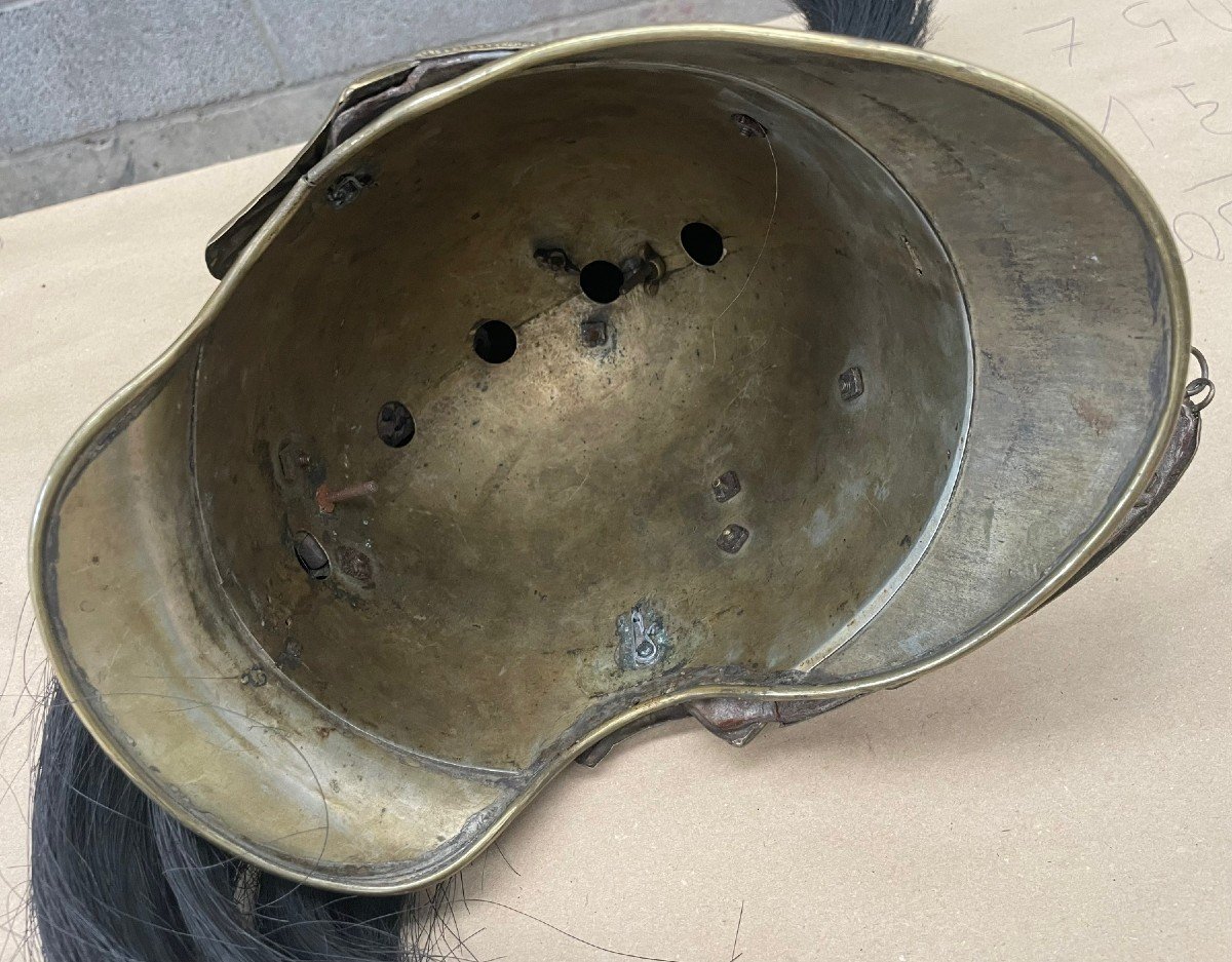 Casque De Cuirassier Belge Modèle 1843-photo-2