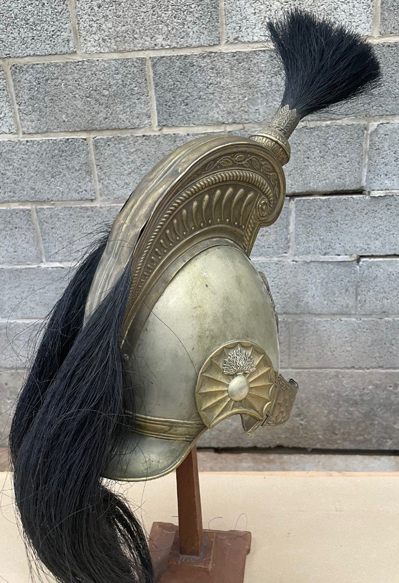 Casque De Cuirassier Belge Modèle 1843-photo-3