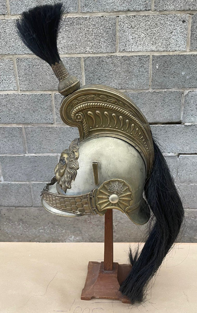 Casque De Cuirassier Belge Modèle 1843-photo-4