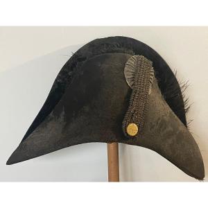 Bicorne De Mousquetaire Gris, Première Compagnie, époque Restauration