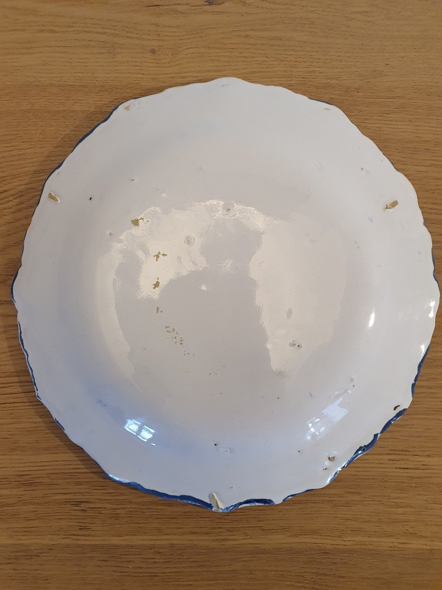 Toulouse / South West, Plate With La Brindille, Earthenware, XVIII °.-photo-5