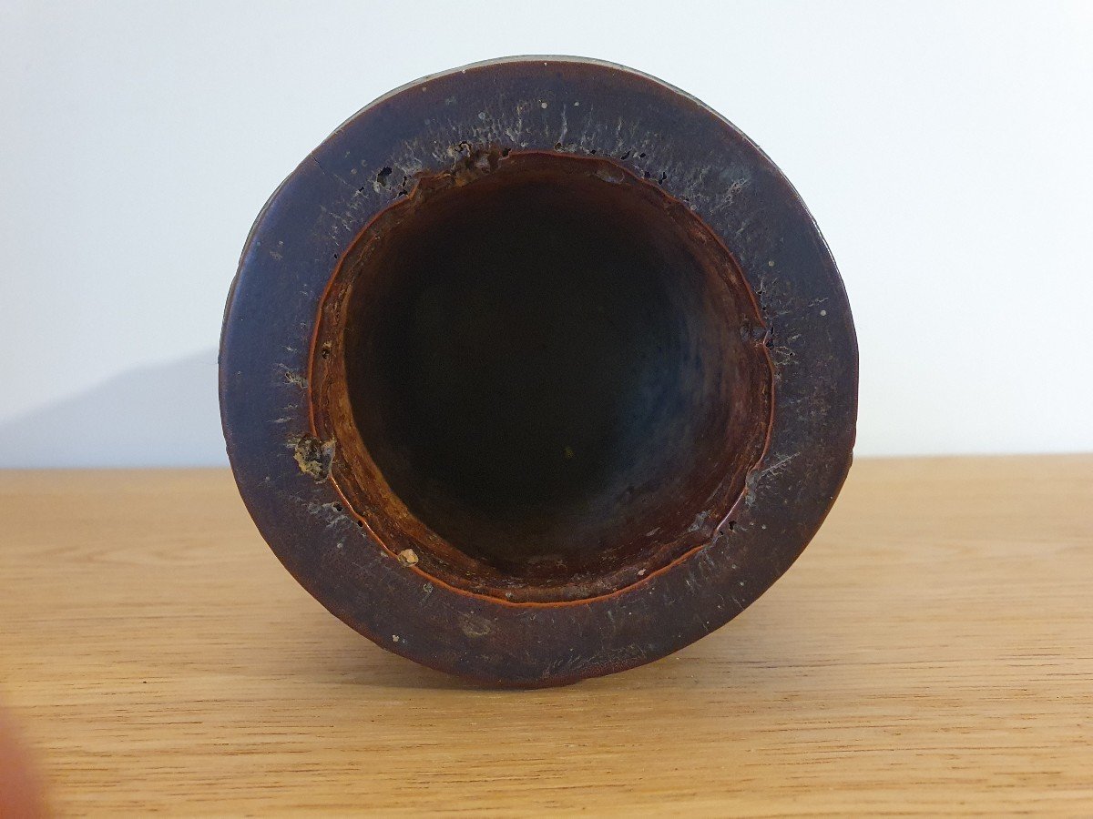 Bitong, Brush Pot, Bamboo, XIX°.-photo-8