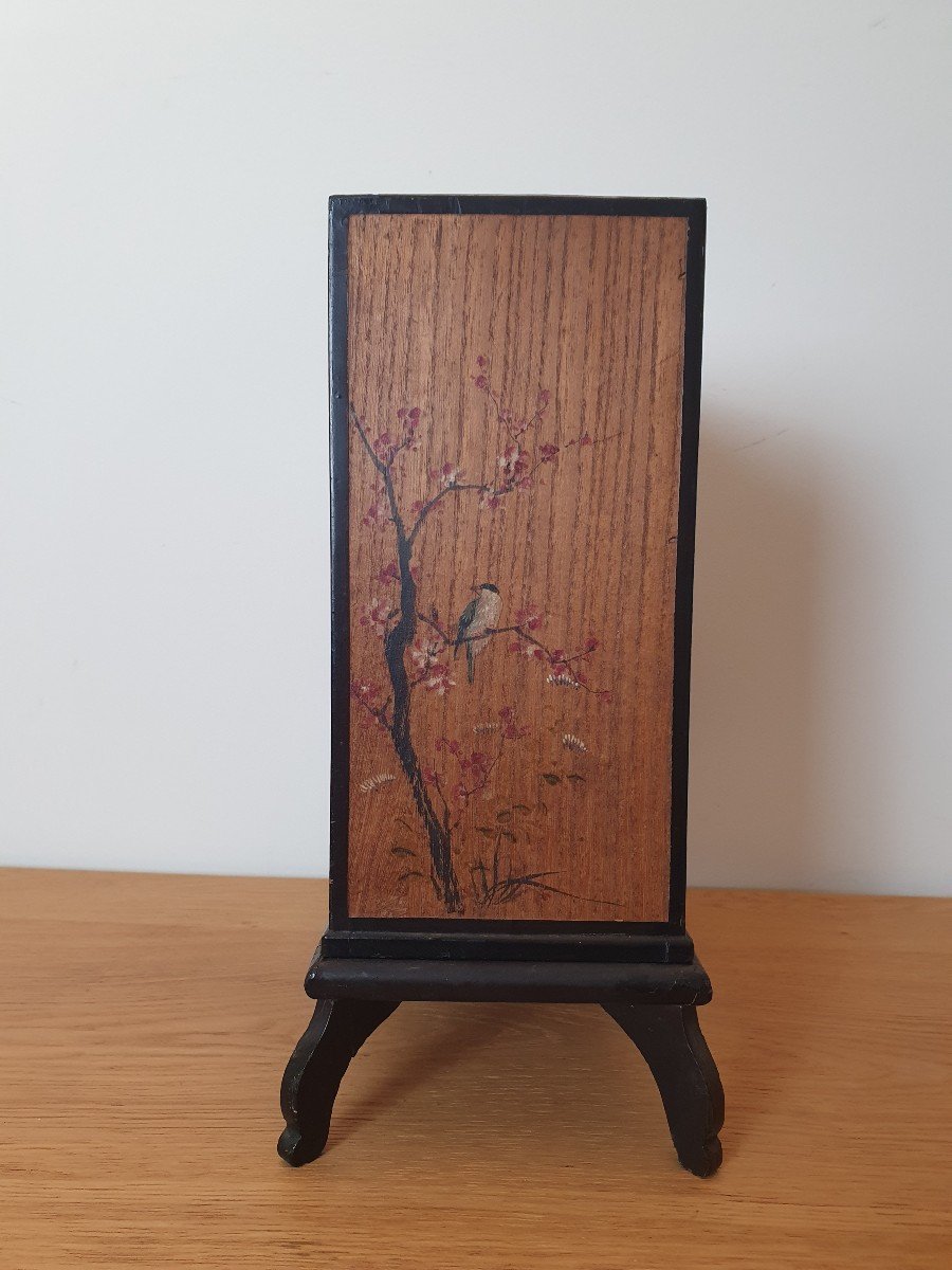 Japan, Small Cabinet, Wood And Lacquer, Early Twentieth.-photo-4