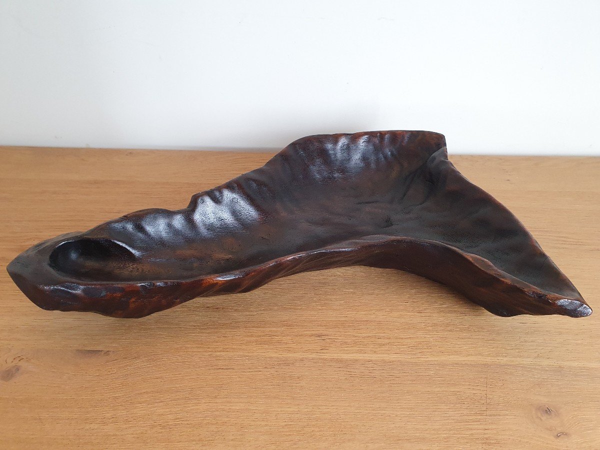 A.rosso, Fruit Bowl, Free Form, Exotic Wood, XX°.-photo-2