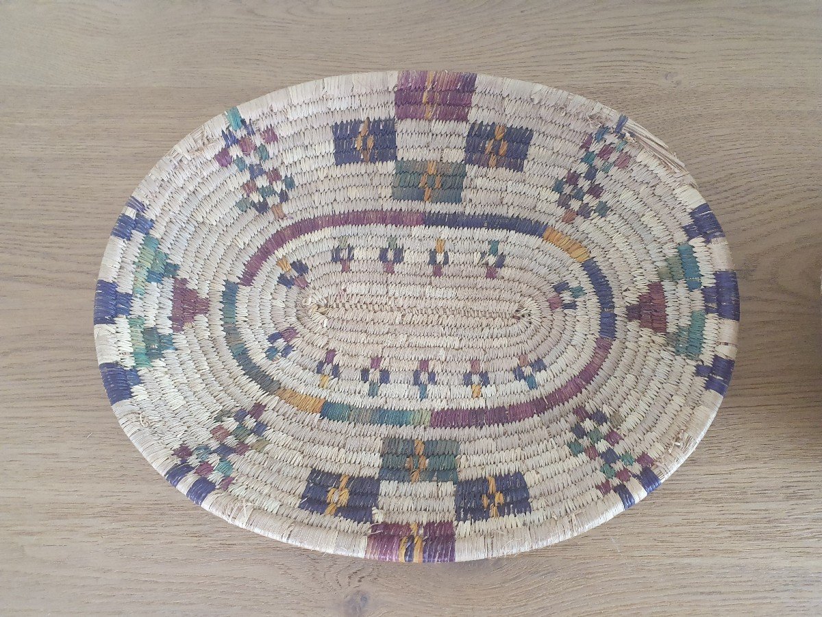 Covered Basket, Native American, Early 20th Century.-photo-6