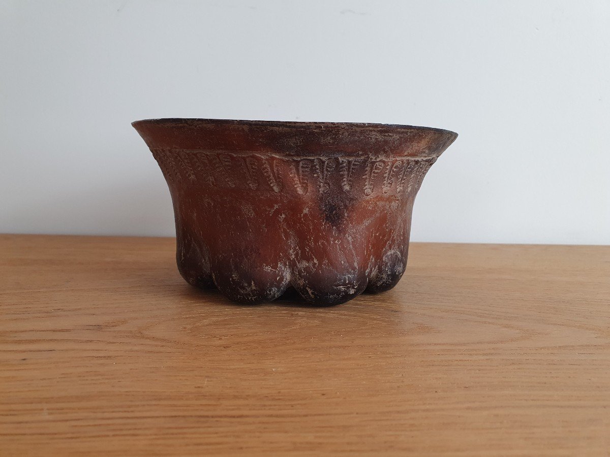 Pre-columbian Art, Terracotta Offering Bowl.-photo-2