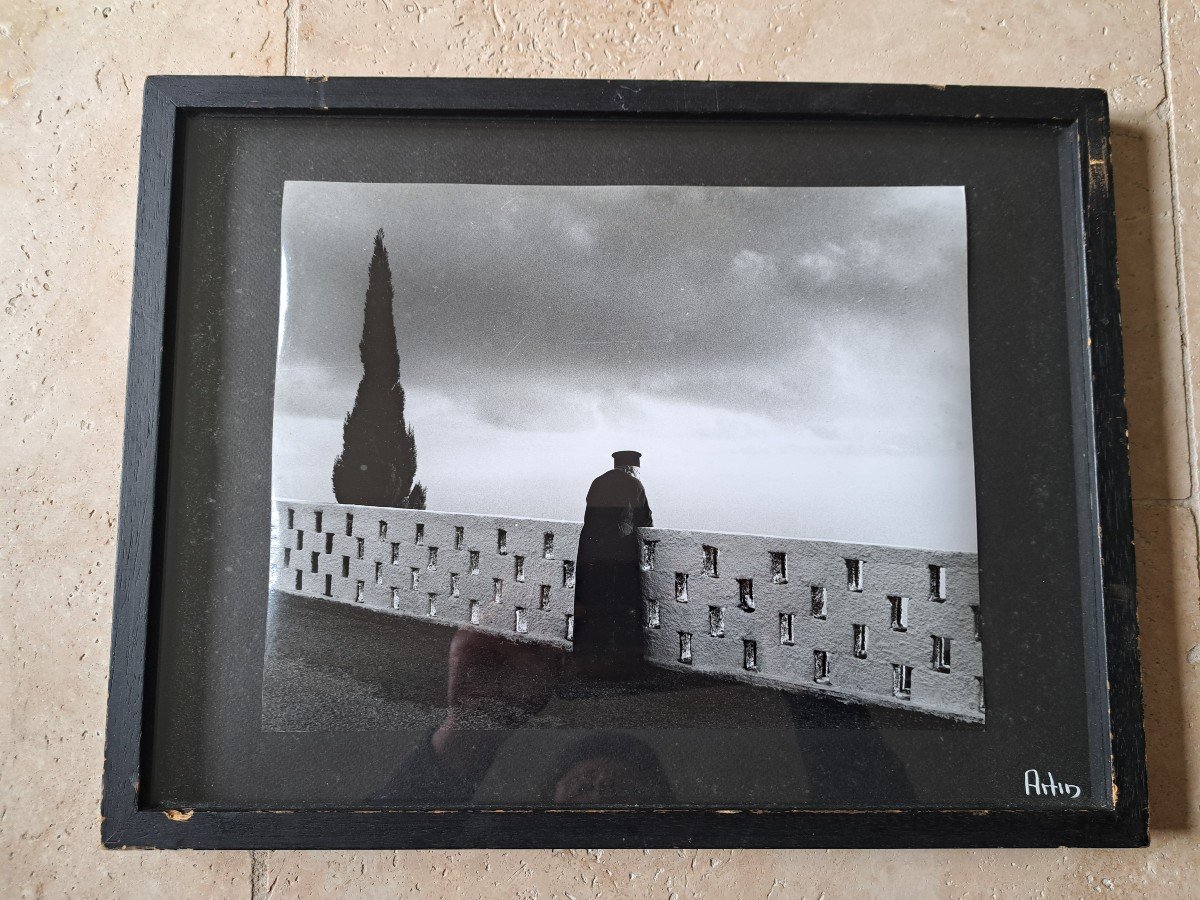 Artin, The Greek Shepherd, Silver Photo, 20th Century. -photo-2