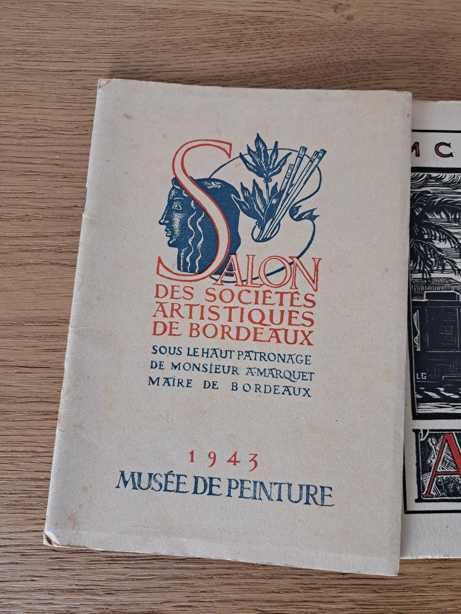 Bordeaux Painters Exhibition Catalogues, 20th Century. -photo-2