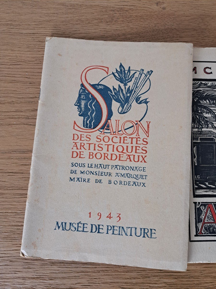 Catalogues d'Expositions Peintres Bordelais , XX°. -photo-2