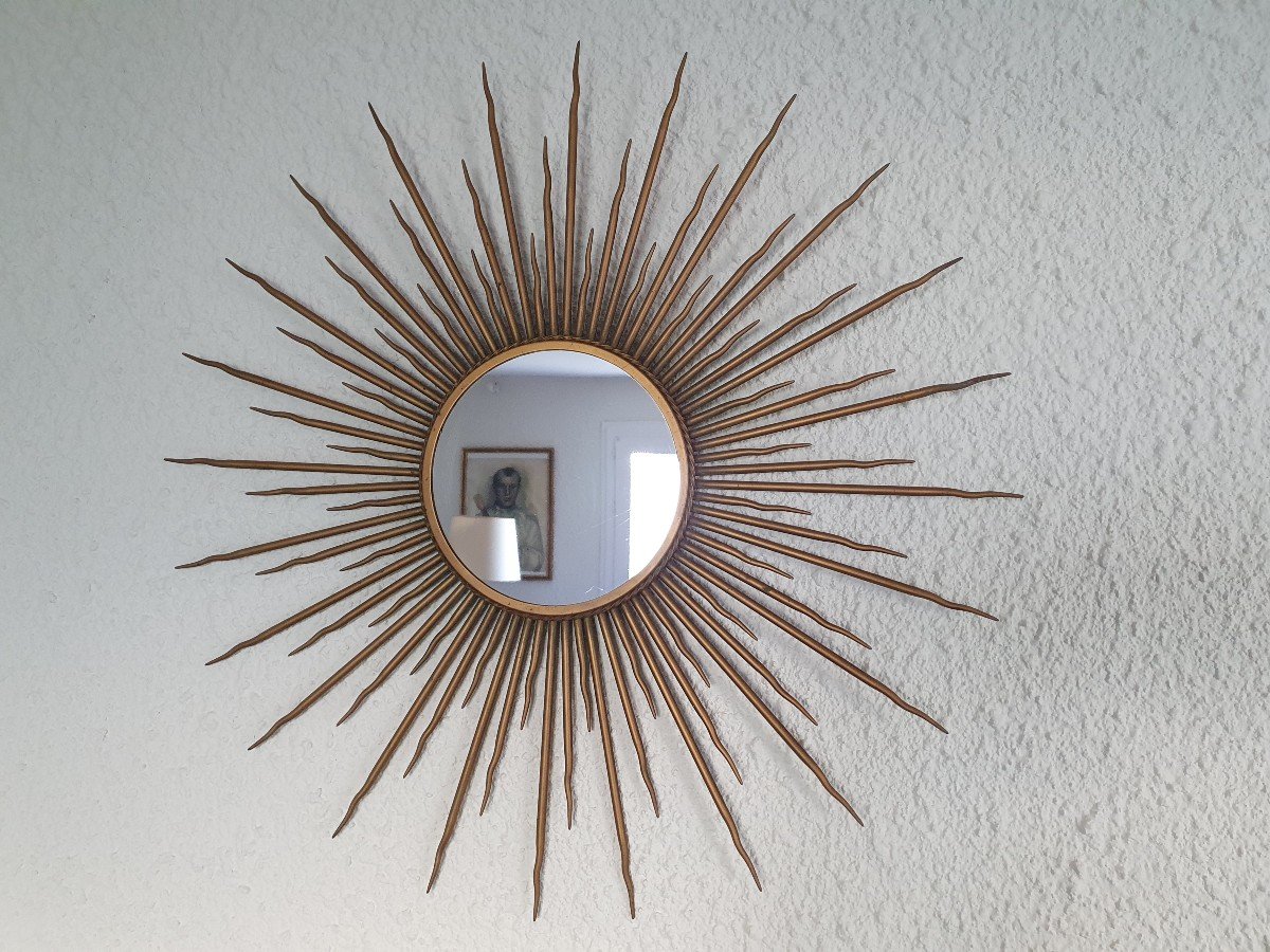 Sun Mirror, Brass, Year 50. -photo-3