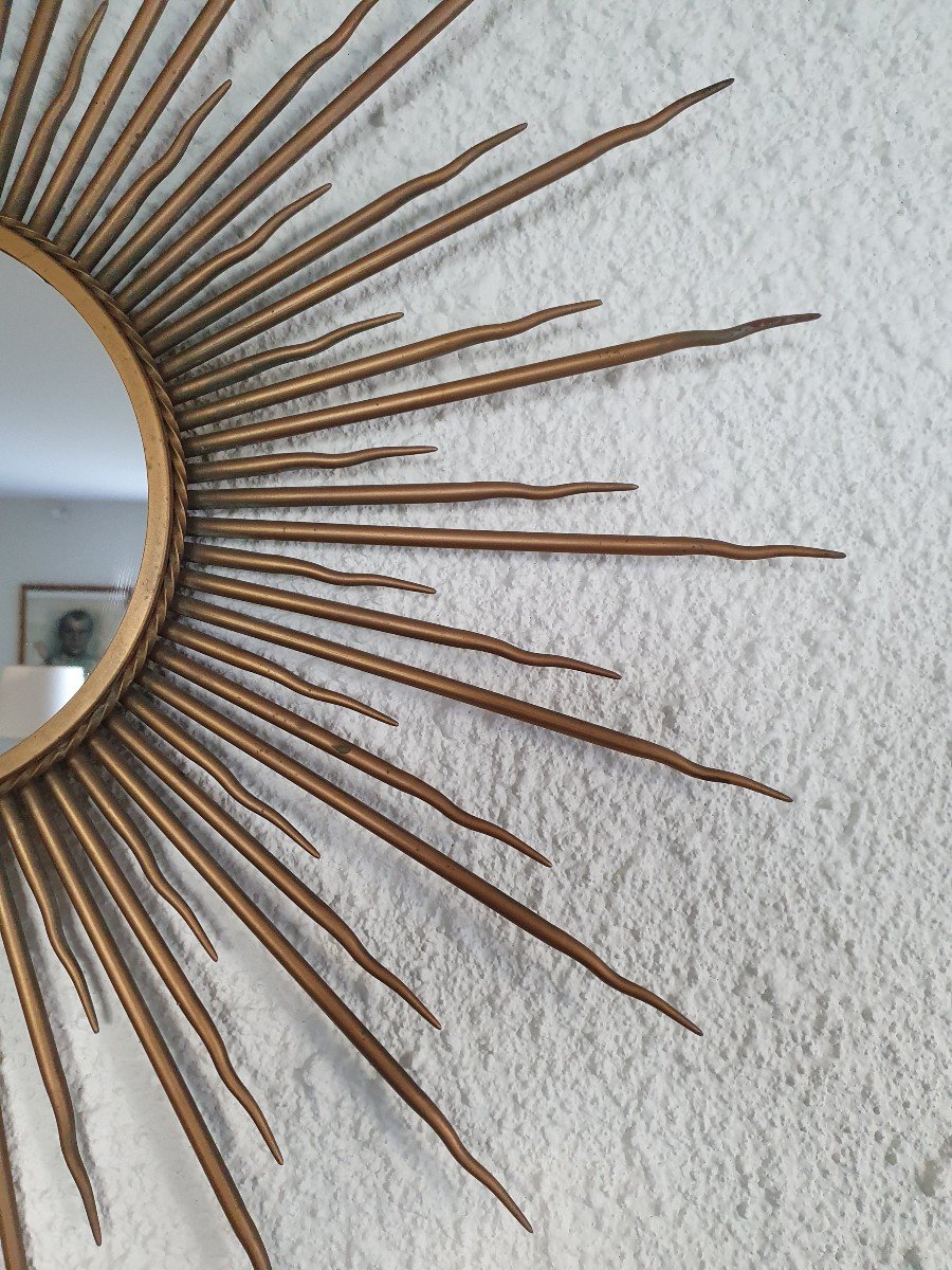 Sun Mirror, Brass, Year 50. -photo-2