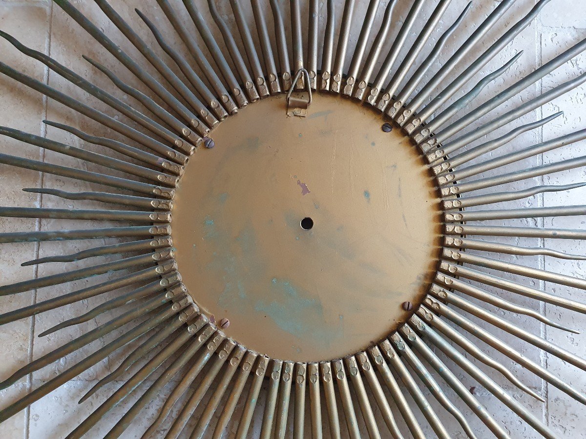 Sun Mirror, Brass, Year 50. -photo-7