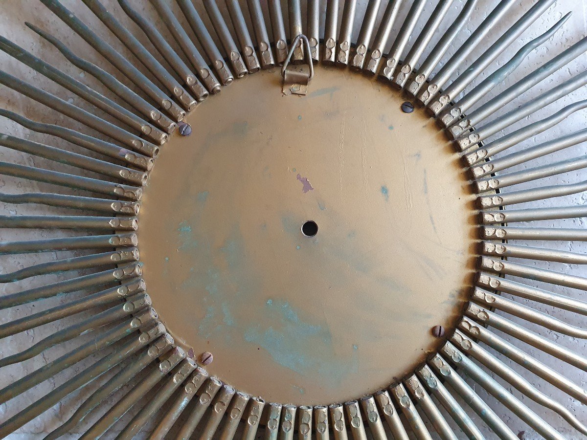 Sun Mirror, Brass, Year 50. -photo-8