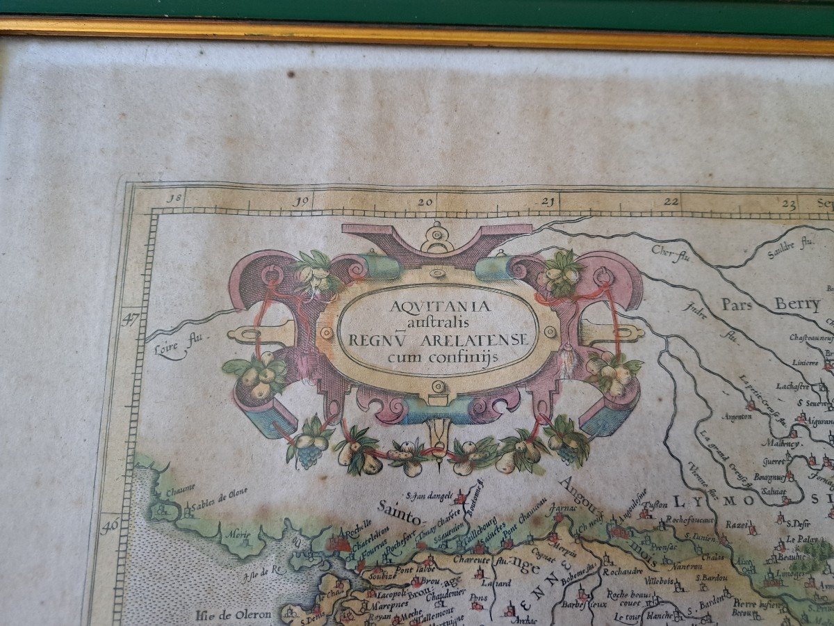 Mercator, Aquitania Australis Cum Confiniis, Ca 1610. -photo-3