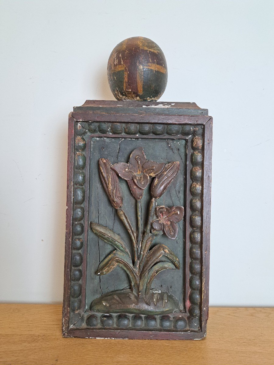 Religious Woodwork Element, Oak, Late 18th Century. -photo-2