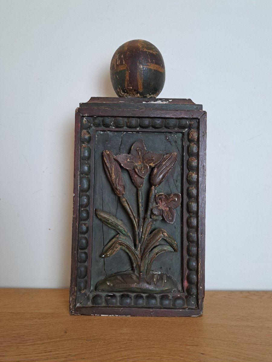 Religious Woodwork Element, Oak, Late 18th Century. 