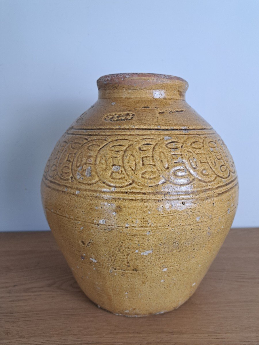 China Or Vietnam, Large Enameled Terracotta Potiche. -photo-3