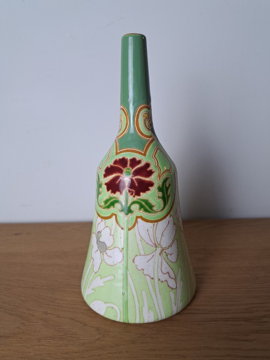 Keller Et Guérin, Soliflore Vase, Art Nouveau, Late 19th/early 20th Century. -photo-1