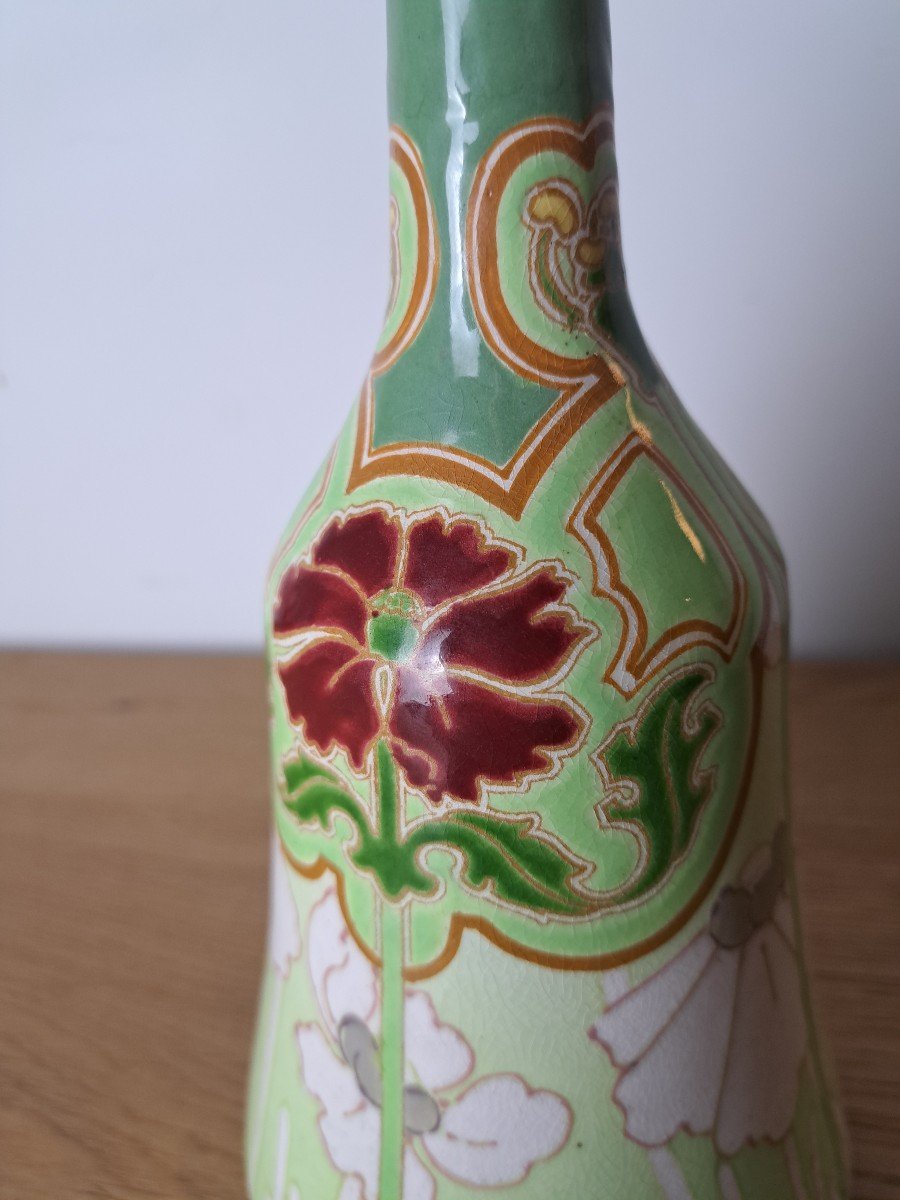 Keller Et Guérin, Soliflore Vase, Art Nouveau, Late 19th/early 20th Century. -photo-4