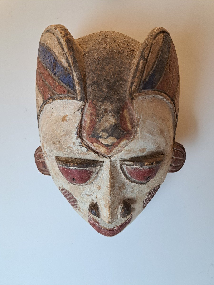 African Mask, Punu, Gabon, 20th Century. -photo-3