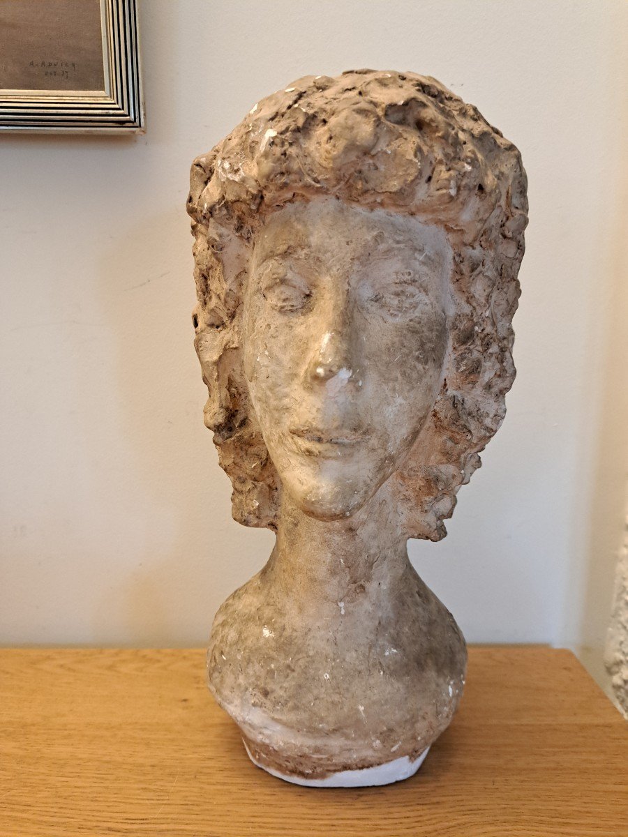 Head Of A Young Woman In Plaster, 1930s/1940s.  