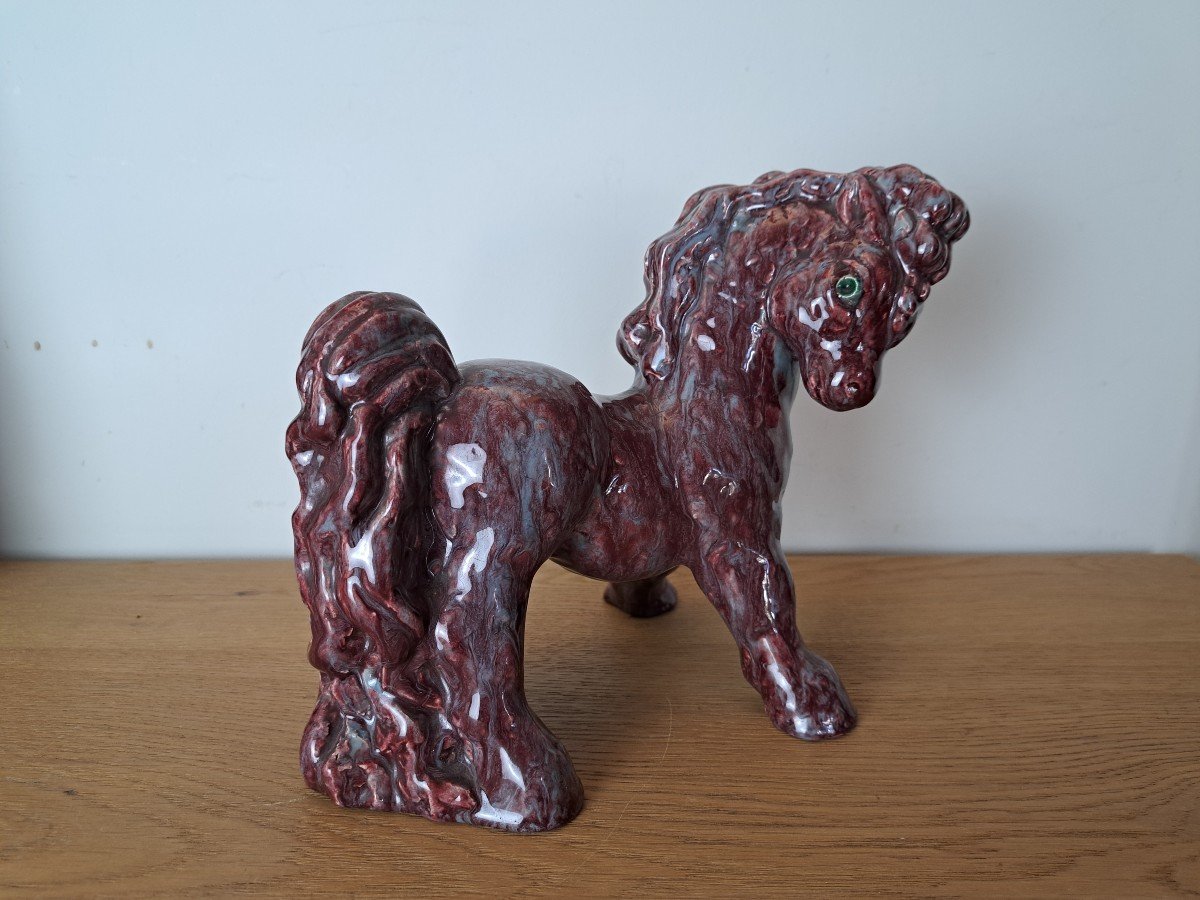 Horse, Ceramic, Paris, 50s/60s, 20th Century. -photo-2