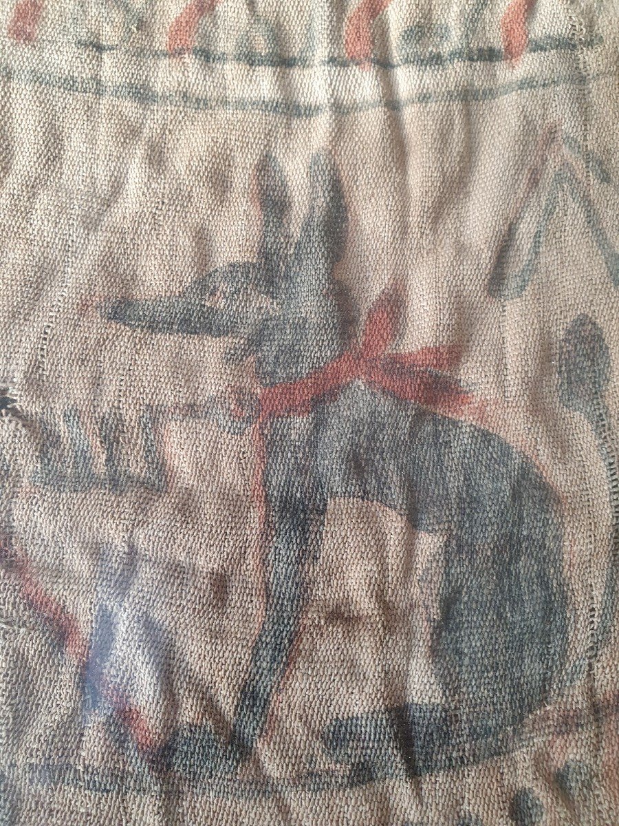 Cloth Fragment, Anubis, Egypt.-photo-4