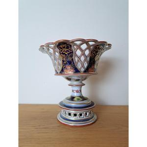 Bayeux Porcelain, Openwork Cup, 19th Century.