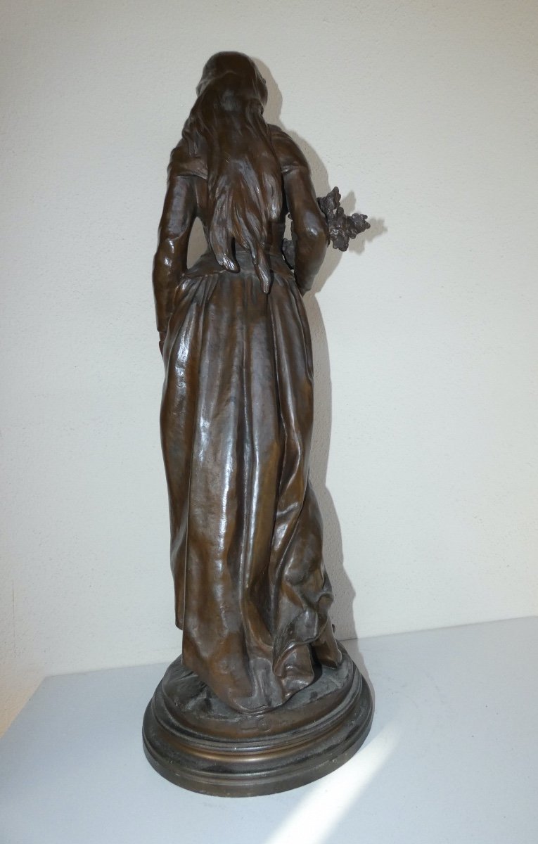 Bronze Sculpture Representing A Woman Signed Kossowsky-photo-3